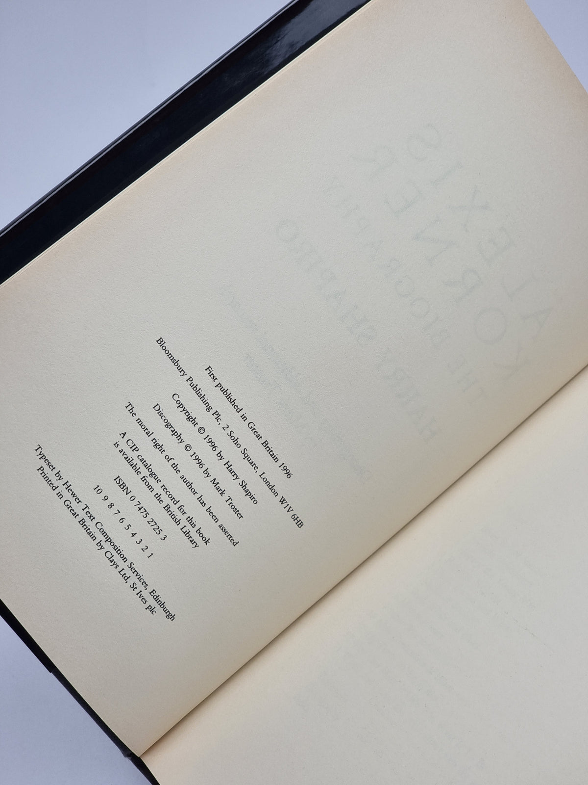 Alexis Korner: The Biography, Harry Shapiro — 1st Edition
