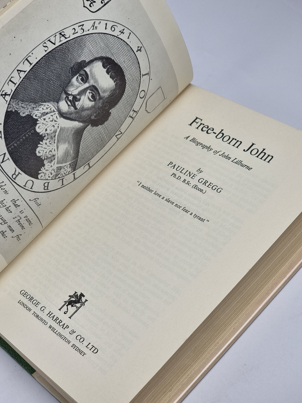 Free-born John, Pauline Gregg — 1st Edition