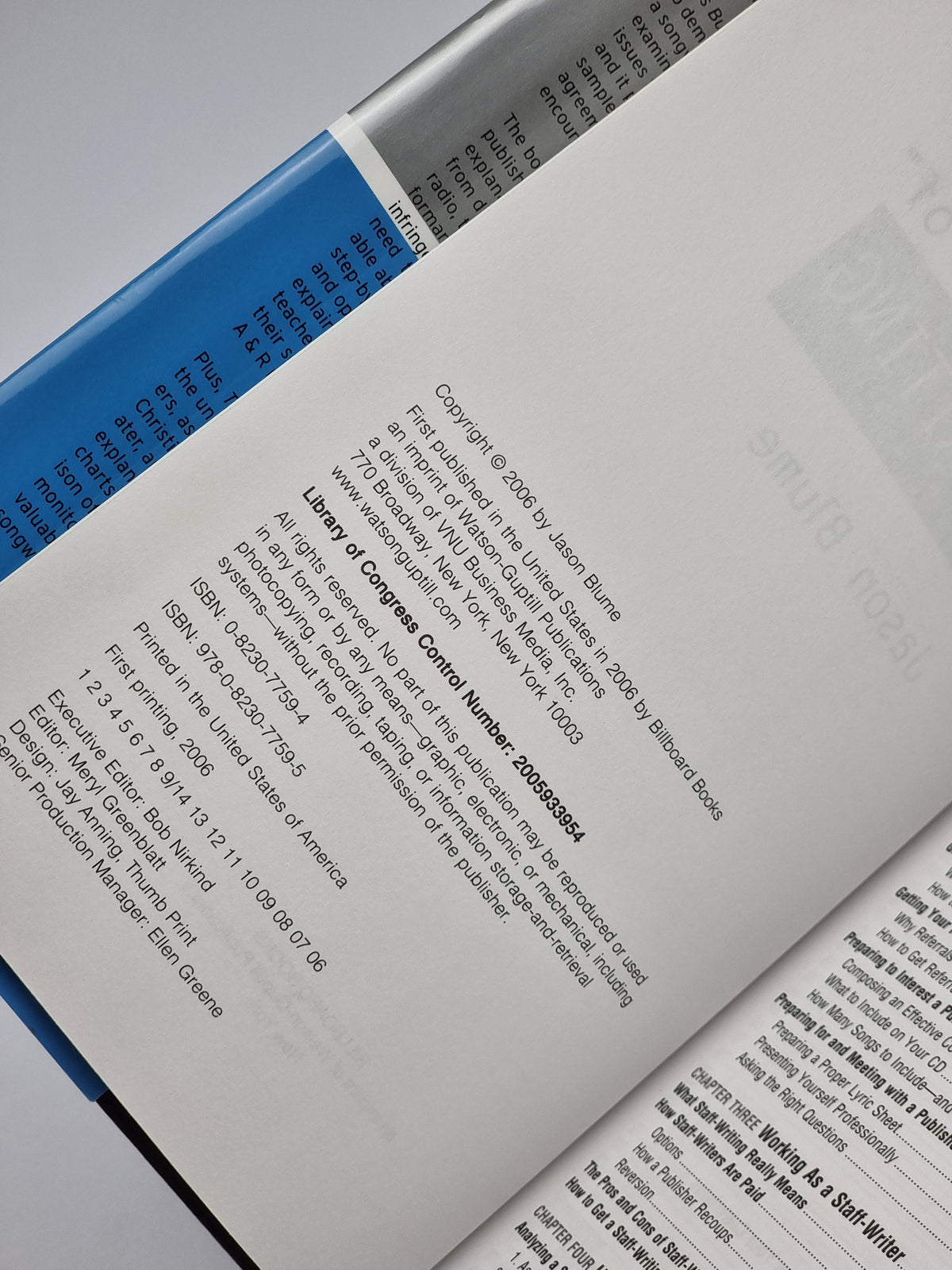 This Business of Songwriting, Jason Blume — 1st Edition