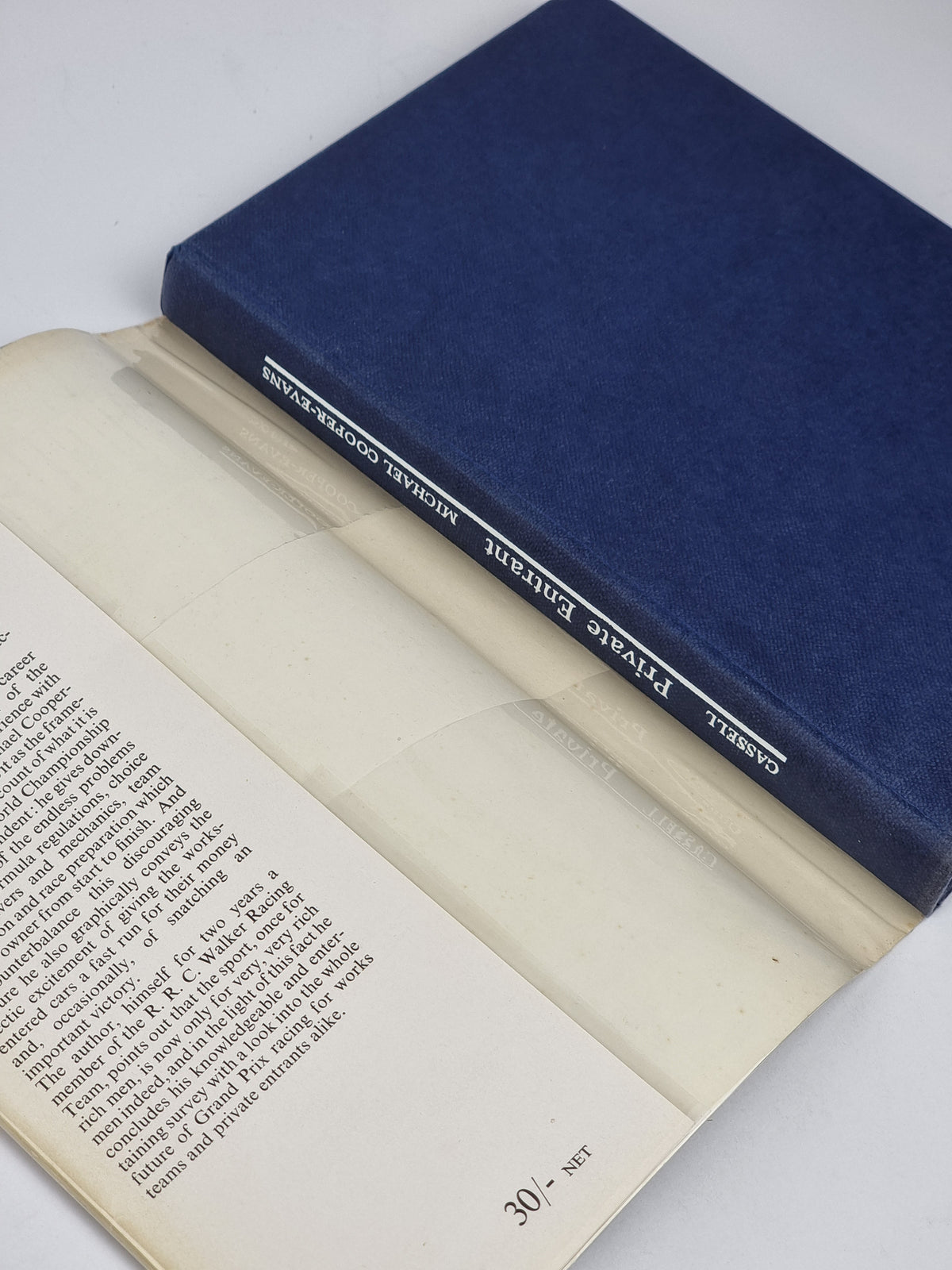 Private Entrant: Racing with Rob Walker, Michael Cooper-Evans — 1st Ed