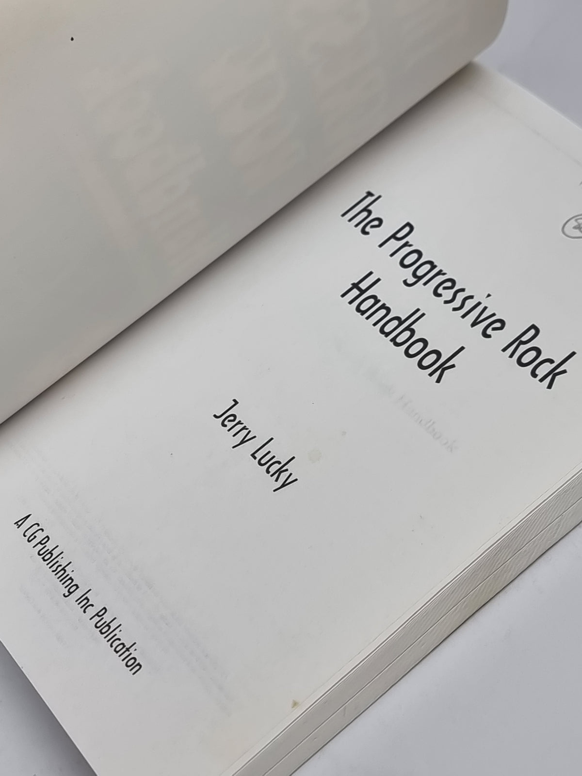 The Progressive Rock Handbook, Jerry Lucky