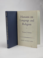Hamann on Language and Religion, Terence J. German — 1st Ed