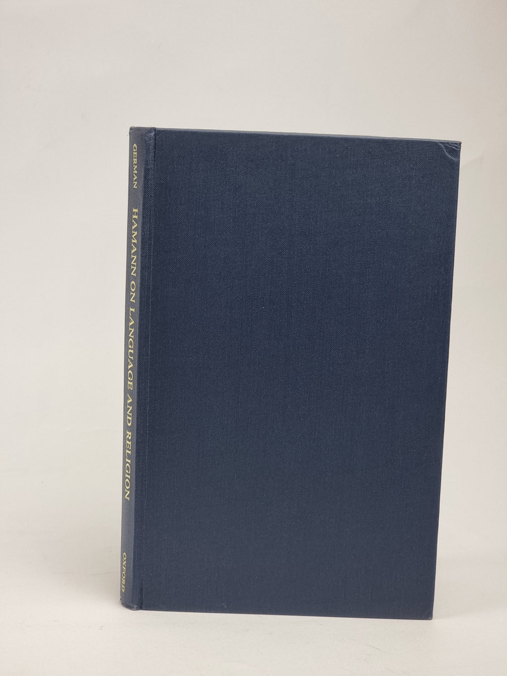 Hamann on Language and Religion, Terence J. German — 1st Ed
