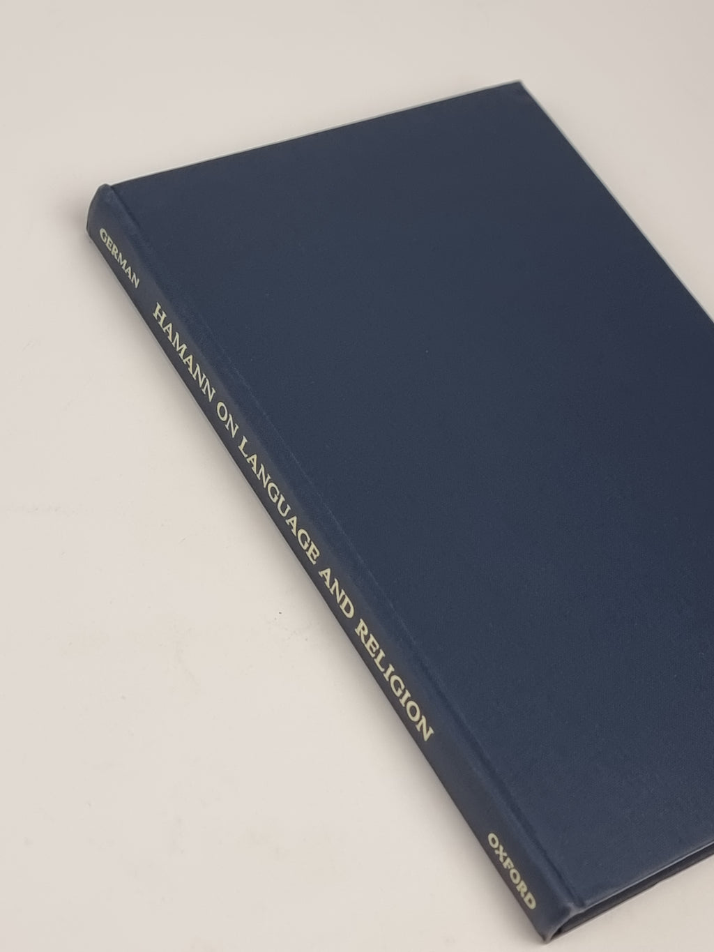 Hamann on Language and Religion, Terence J. German — 1st Ed