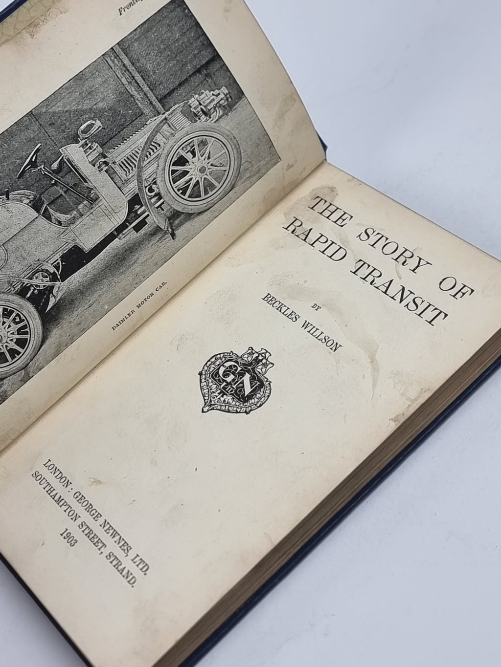 The Story of Rapid Transit, Beckles Willson — 1st Edition
