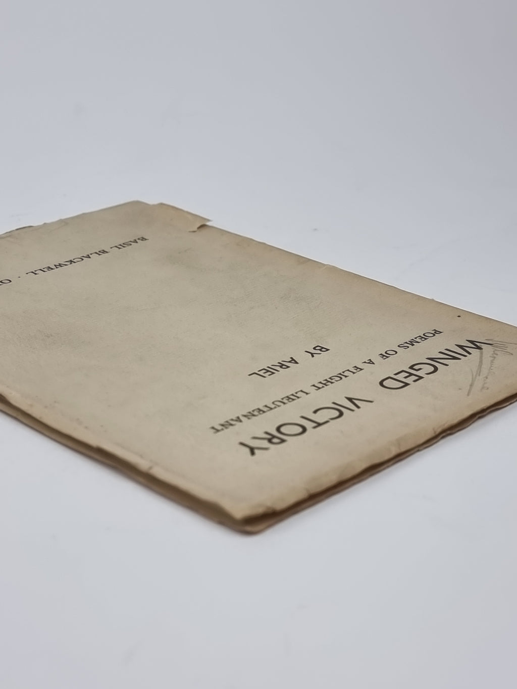 Winged Victory, Poems of a Flight Lieutenant, Ariel — 1st Edition