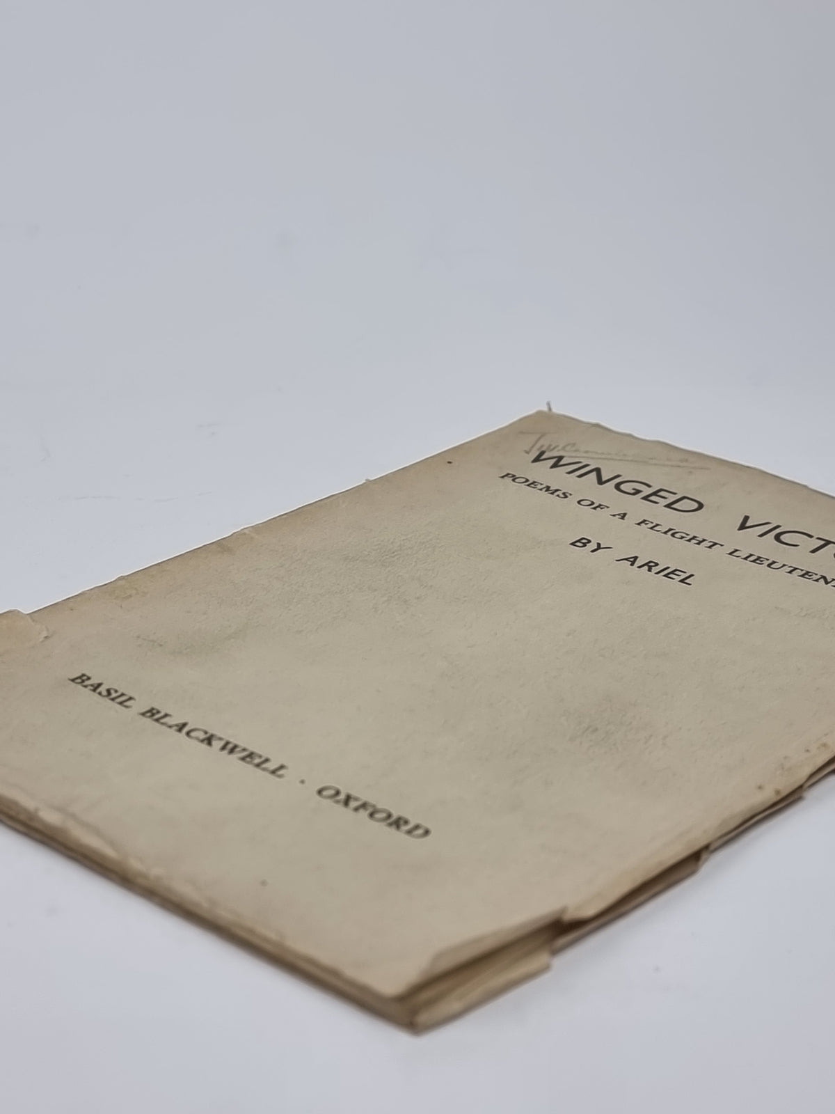 Winged Victory, Poems of a Flight Lieutenant, Ariel — 1st Edition
