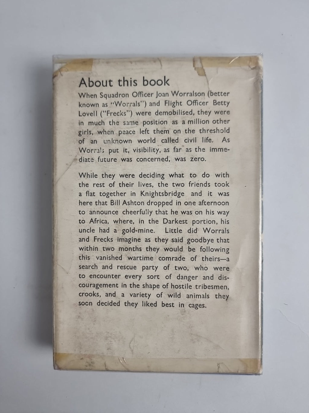 Worrals In The Wilds, Captain W. E. Johns — First Edition