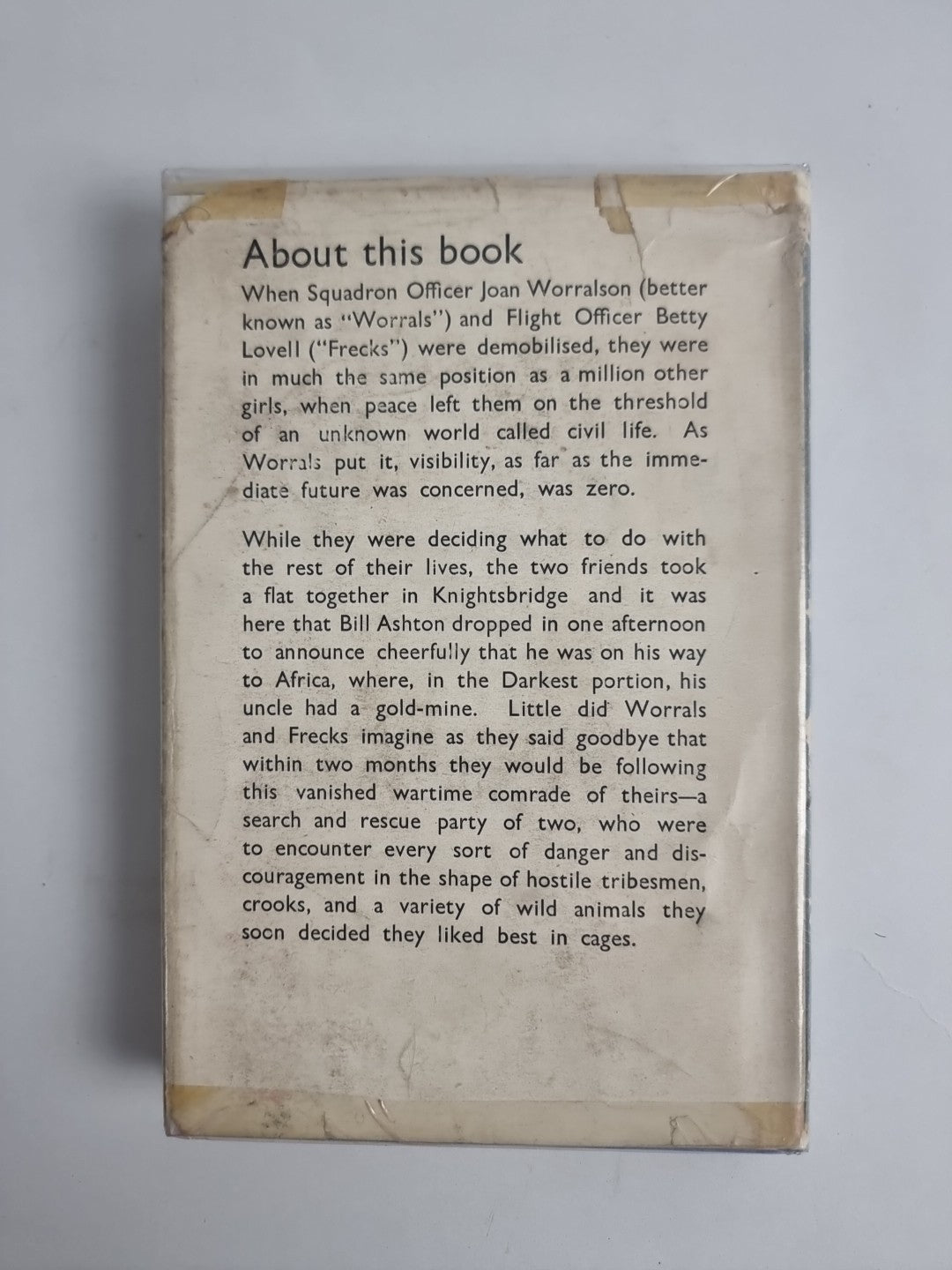 Worrals In The Wilds, Captain W. E. Johns — First Edition
