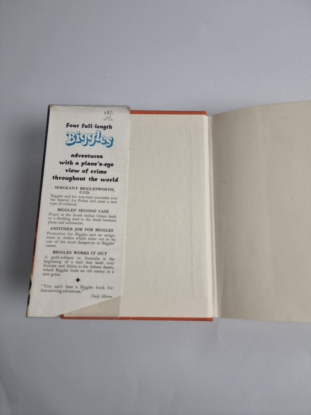 The Biggles Air Detective Omnibus, Captain W.E. Johns — 1st Edition, 3rd Impr.