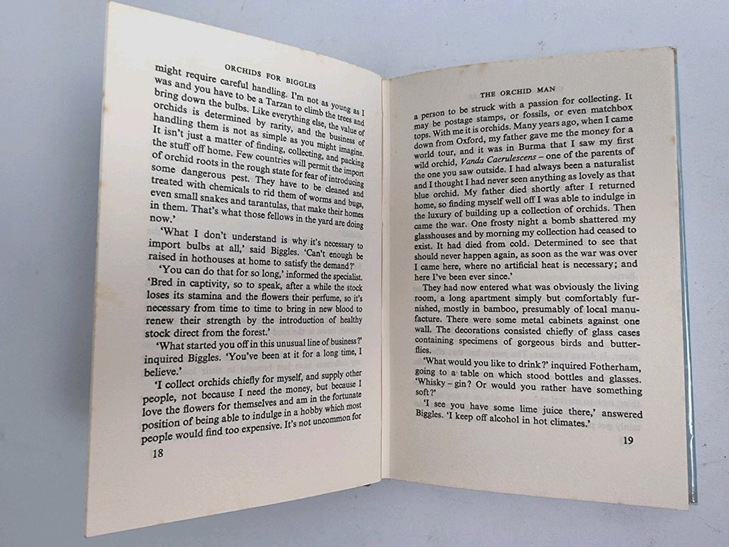 Orchids for Biggles , Captain W.E. Johns — 1st Edition, AS NEW