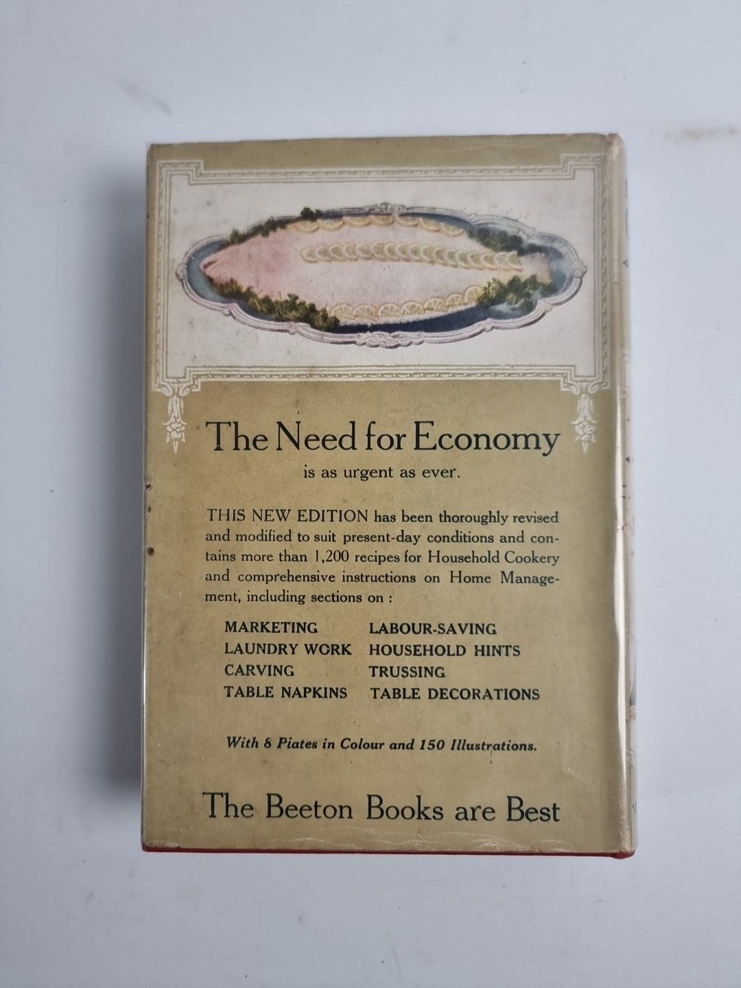 Mrs Beeton’s Cookery Book 1923, Colour Plates & Illustrations, Free Tracked Post