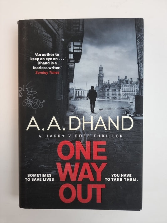 One Way Out by A. A. Dhand (Hardcover, 2019) 1st Edition New Free Delivery