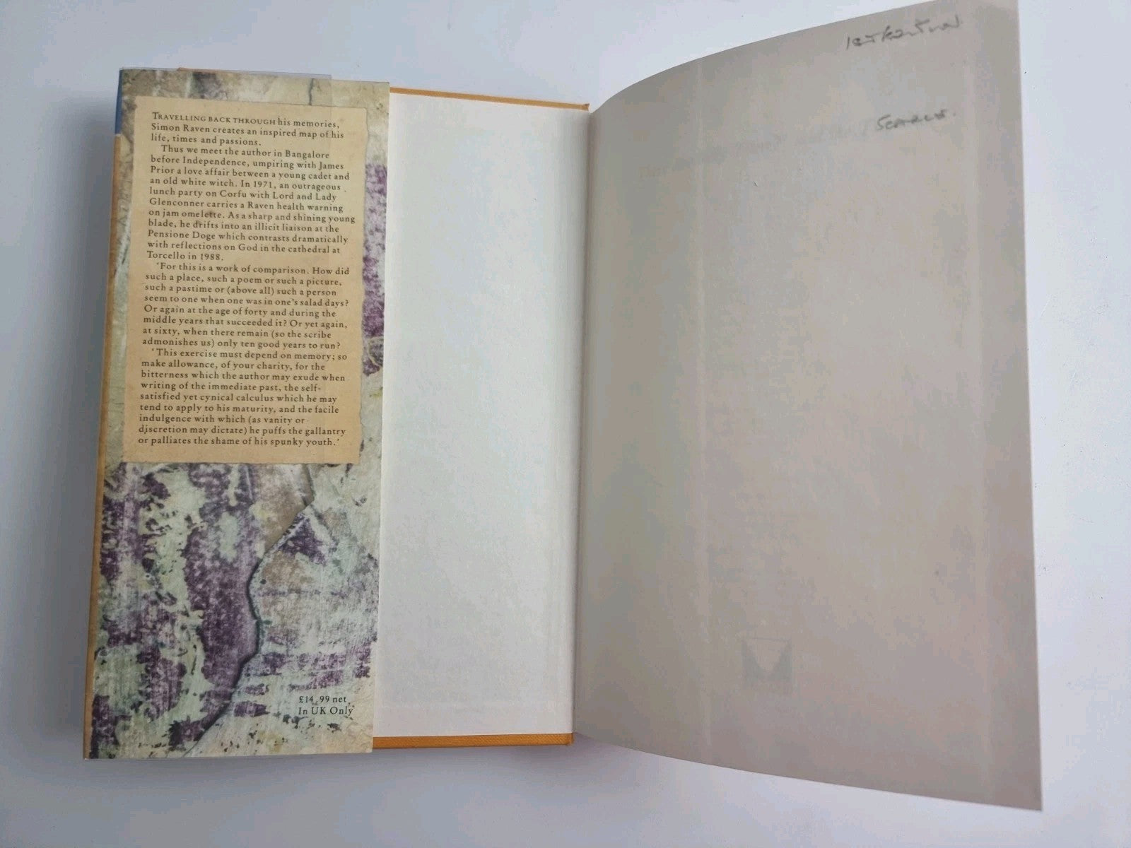 Is There Anybody There? Said The Traveller, Simin Raven — First Edition