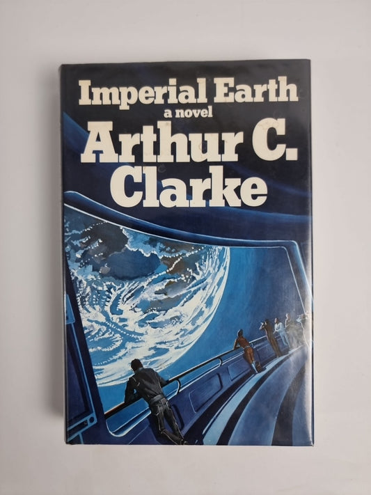 1975 Imperial Earth Arthur C Clarke 1st Edition Protective Wrapper. Fine Unread.