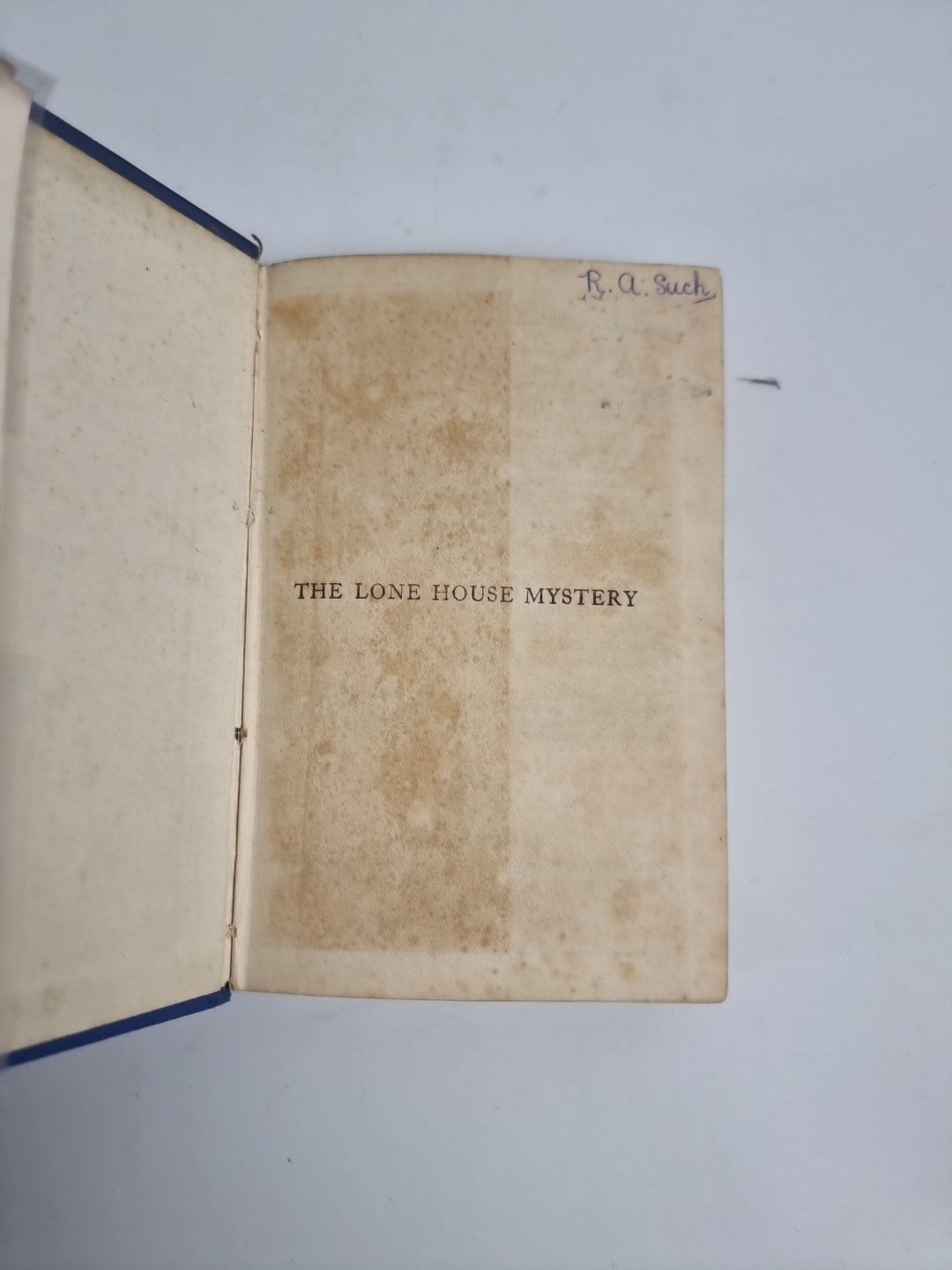 Edgar Wallace - The Lone House Mystery - 1929 Collins Pre First Edition Copy
