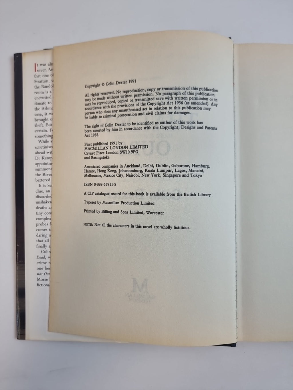 The Jewel That Was Ours — Colin Dexter (MORSE), SIGNED First Edition