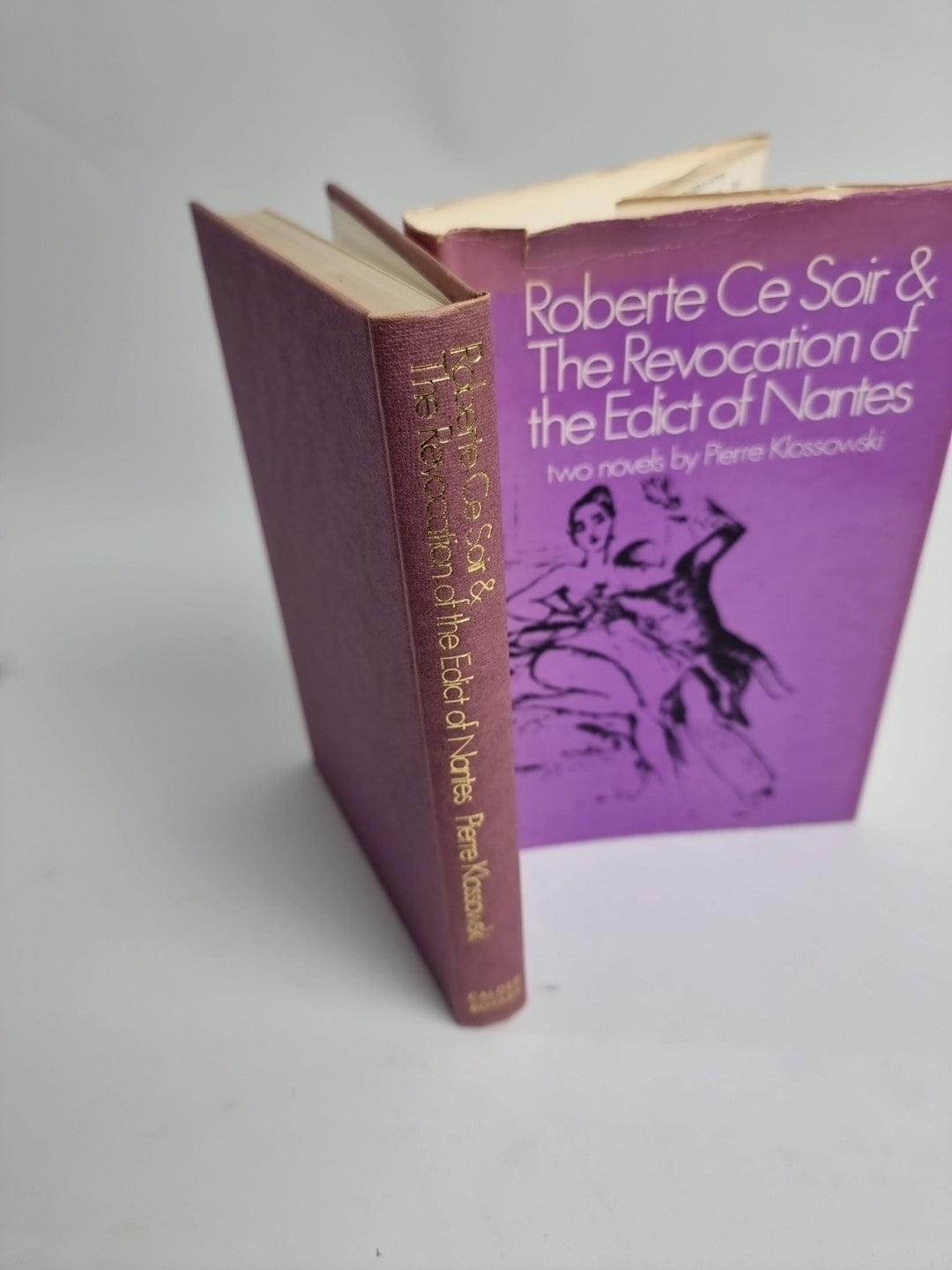 Roberte Ce Soir and The Revocation of the Edict of Nantes.  Klossowski 1st Ed HB