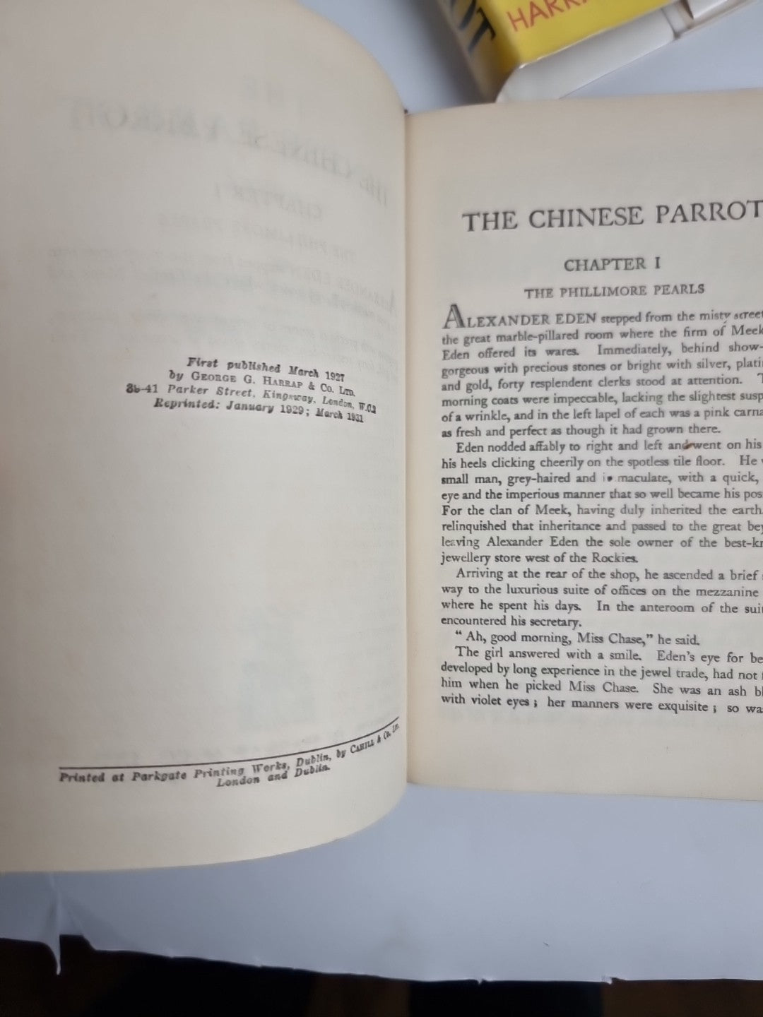 The Chinese Parrot By Earl Derr Biggers