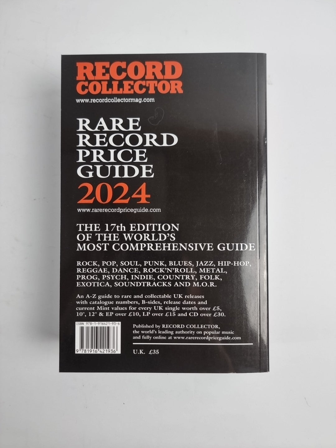 The Rare Record Price Guide 2024, Shirley, Ian