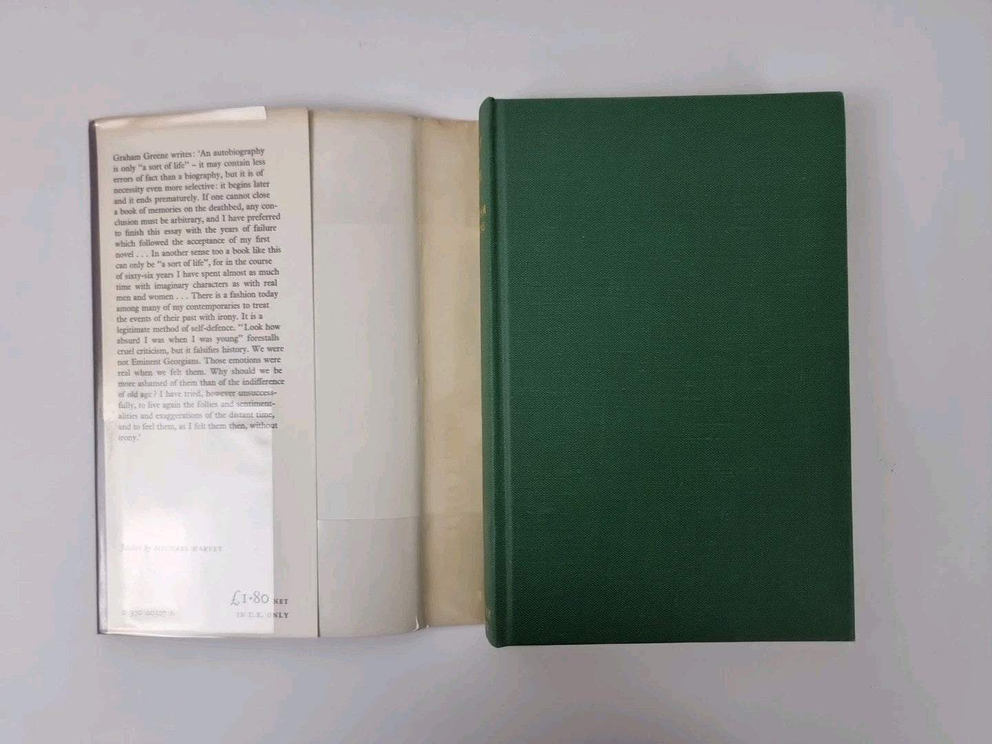 A Sort of Life, Graham Greene — First Edition, Second Impression
