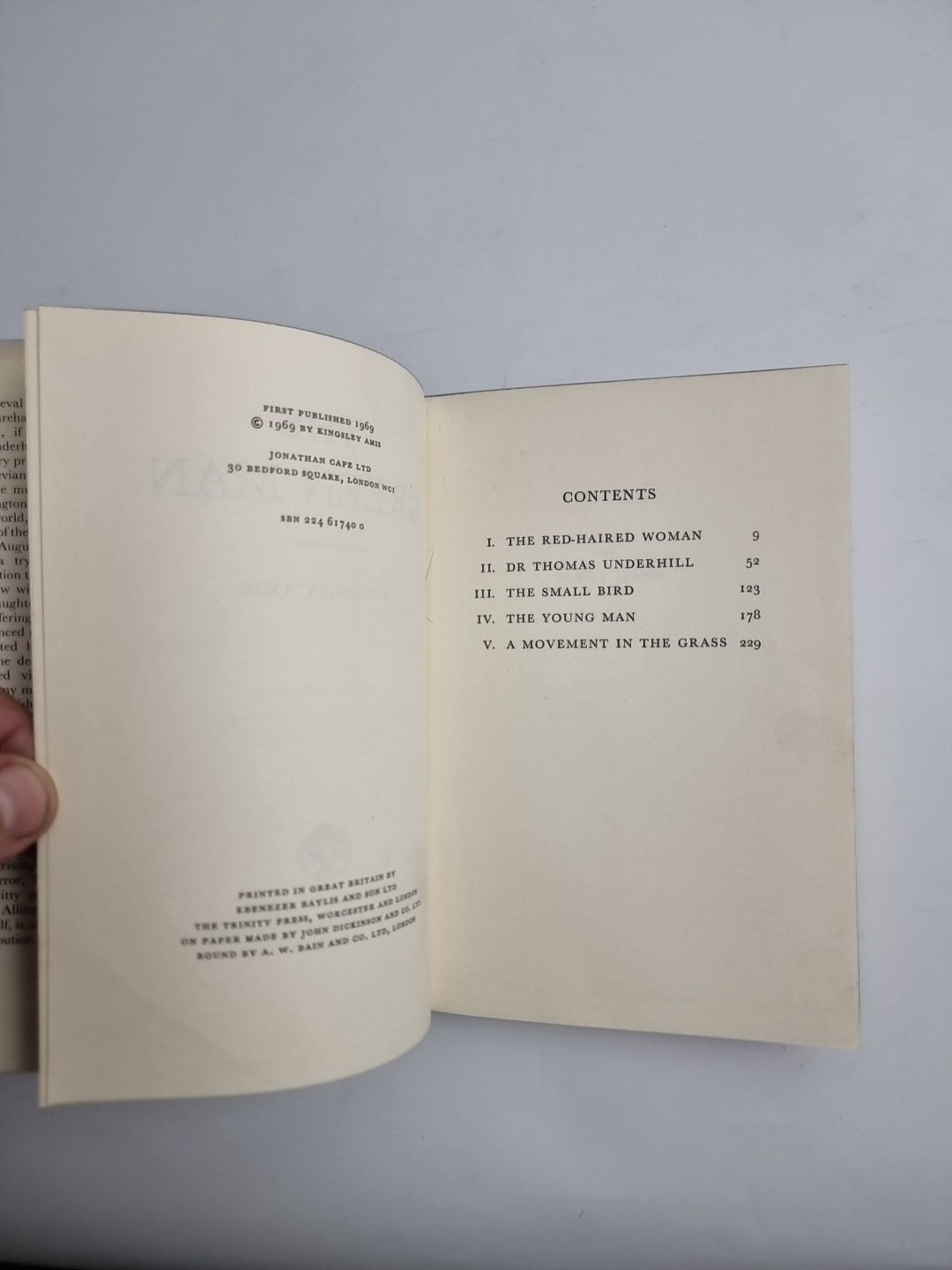 The Green Man - Kingsley Amis. Jonathan Cape 1969, UNREAD 1st Edition, 1st print