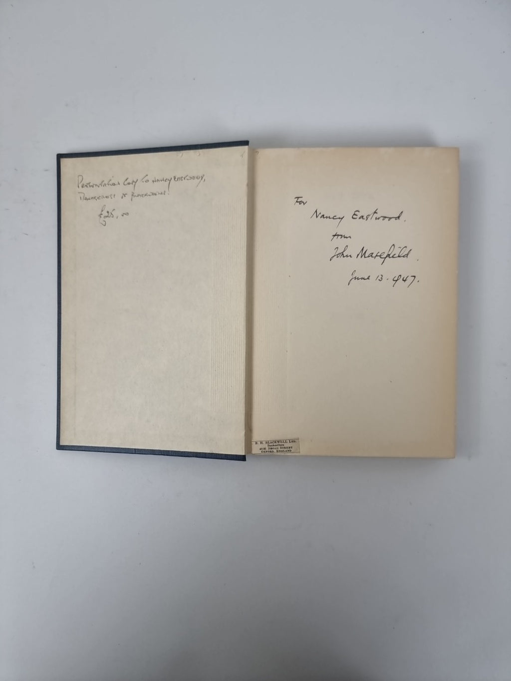 New Chum, John Masefield — SIGNED