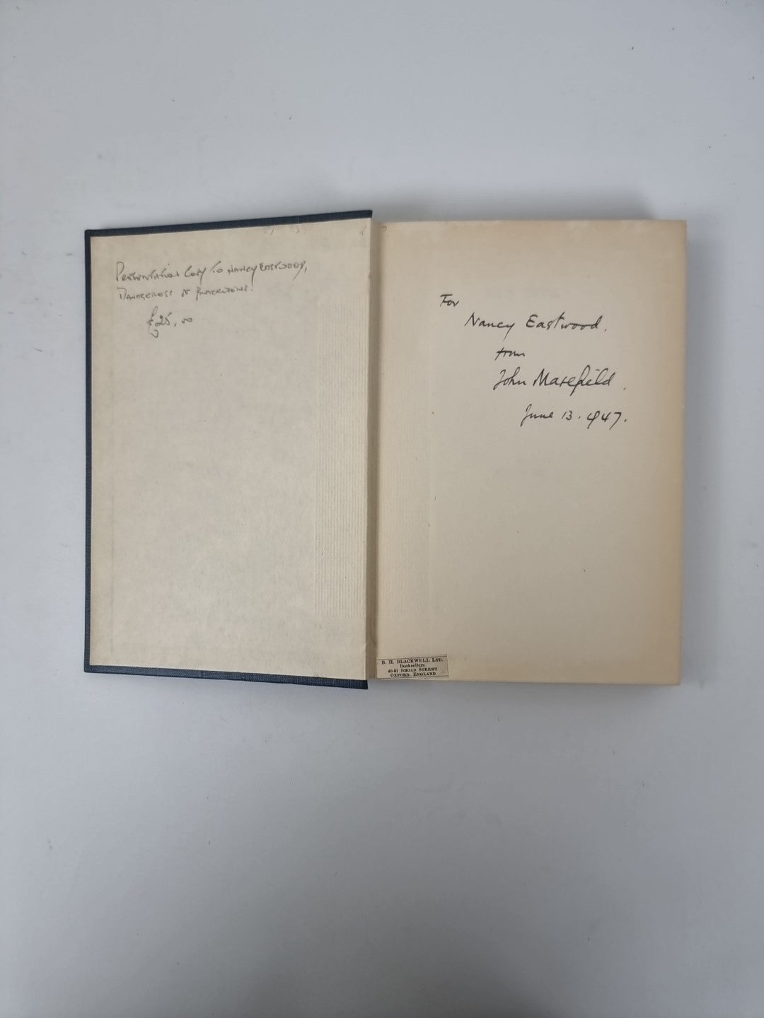 New Chum, John Masefield — SIGNED
