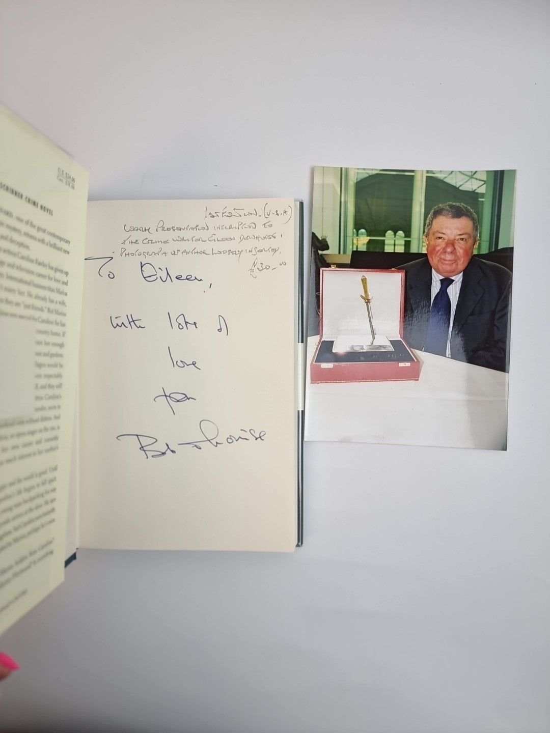 The Mistress of Alderley & No place of safety R. Barbard 1st edition Signed New