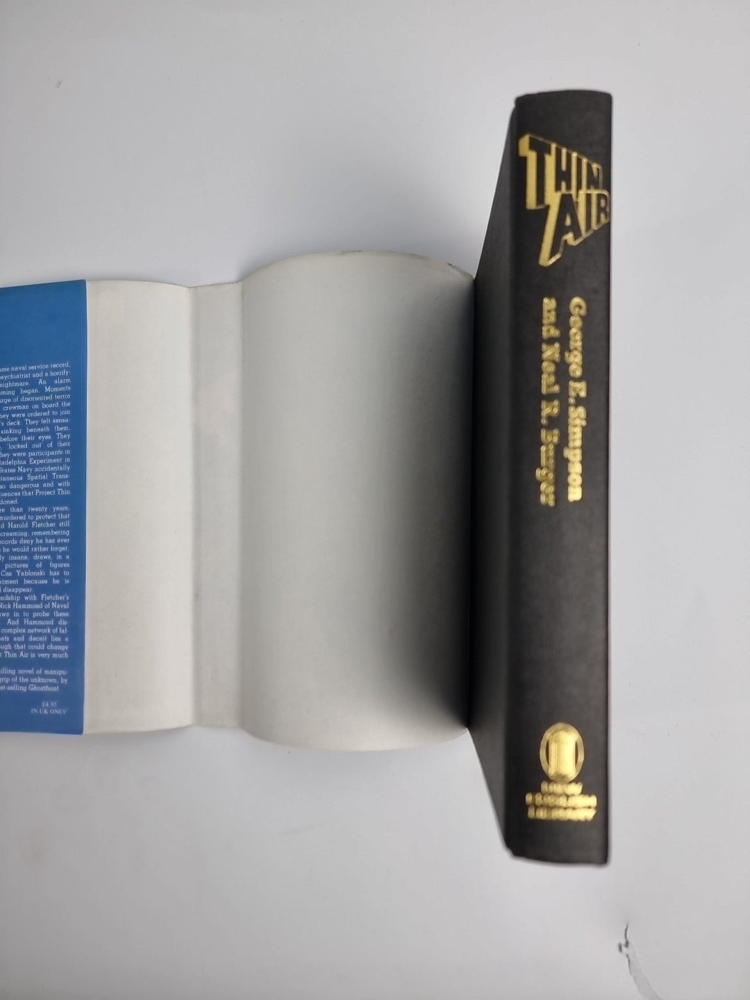 Thin Air by Neal R Burger & George E. Simpson Hardcover 1st Edition Unread Copy 