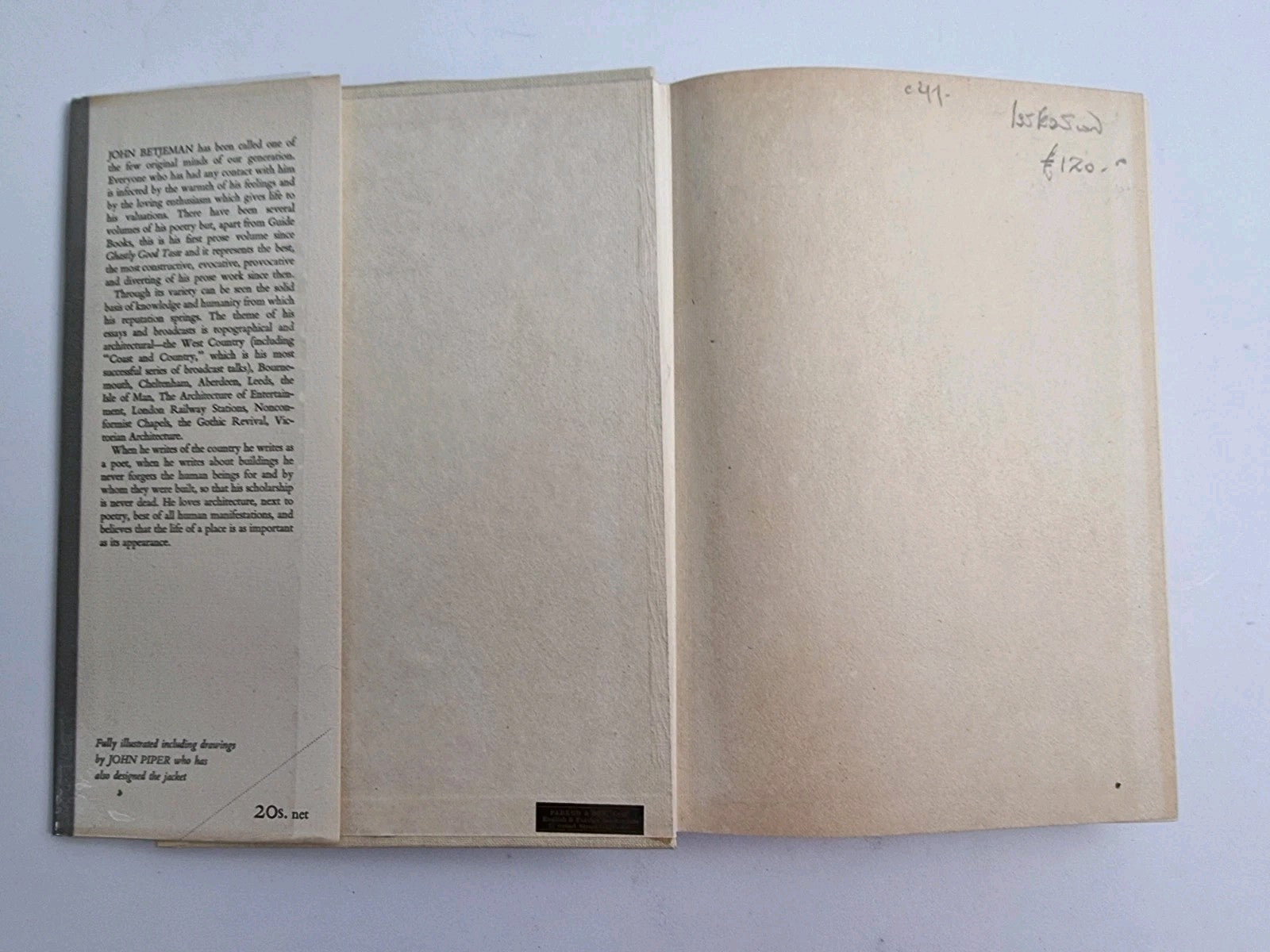 First and Last Loves, John Betjeman — First Edition