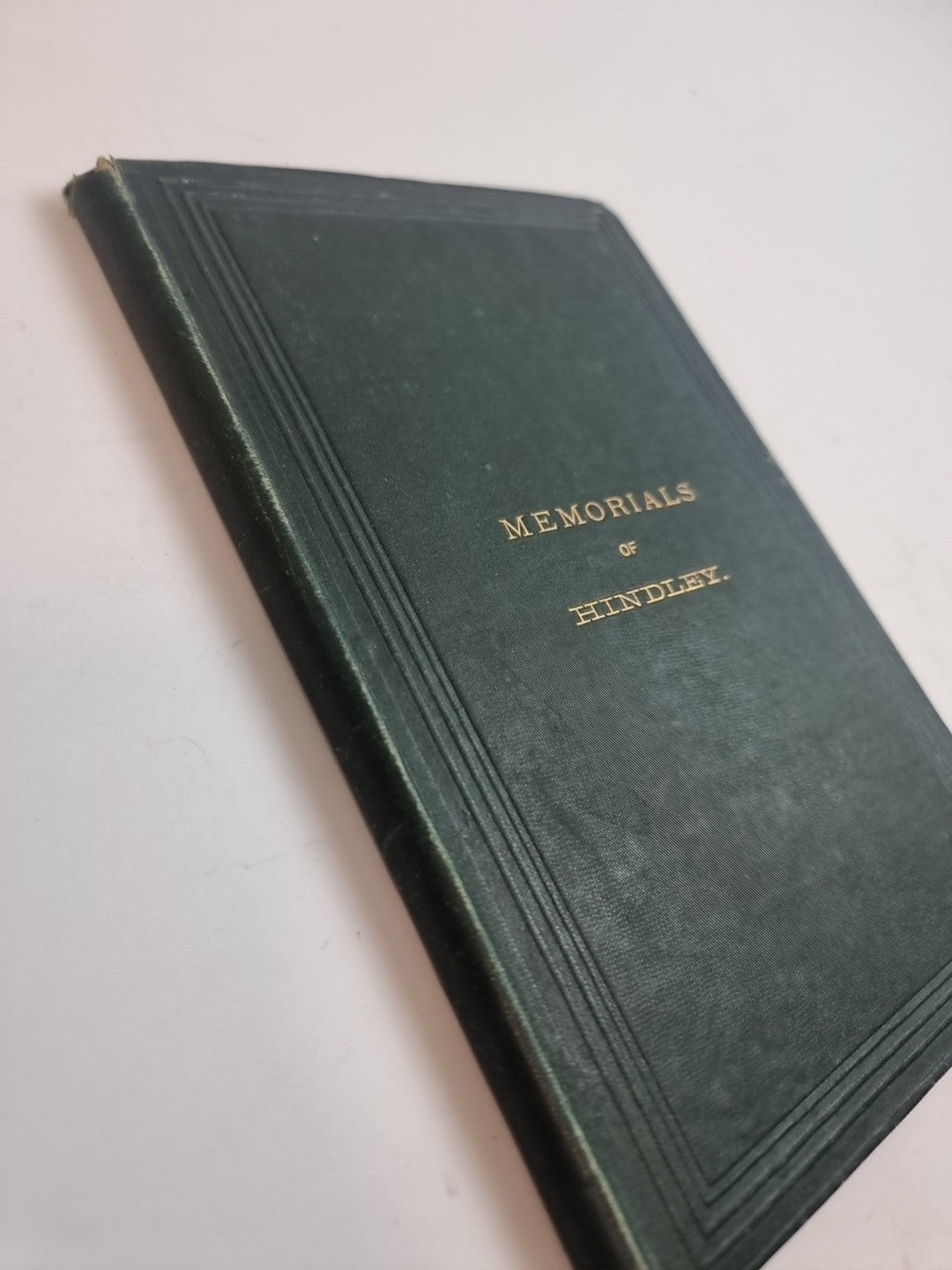 Memorials of Hindley - Part First, John Leyland — Near Fine
