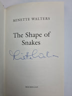 The Shape of Snakes by Minette Walters 1st Edition Signed Free Delivery