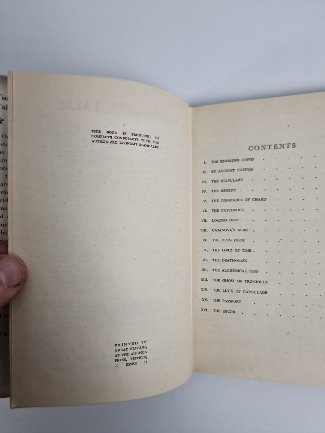 Rafael Sabatini - Turbulent Tales - 1st/1st 1946 Hutchinson, Rare Copy