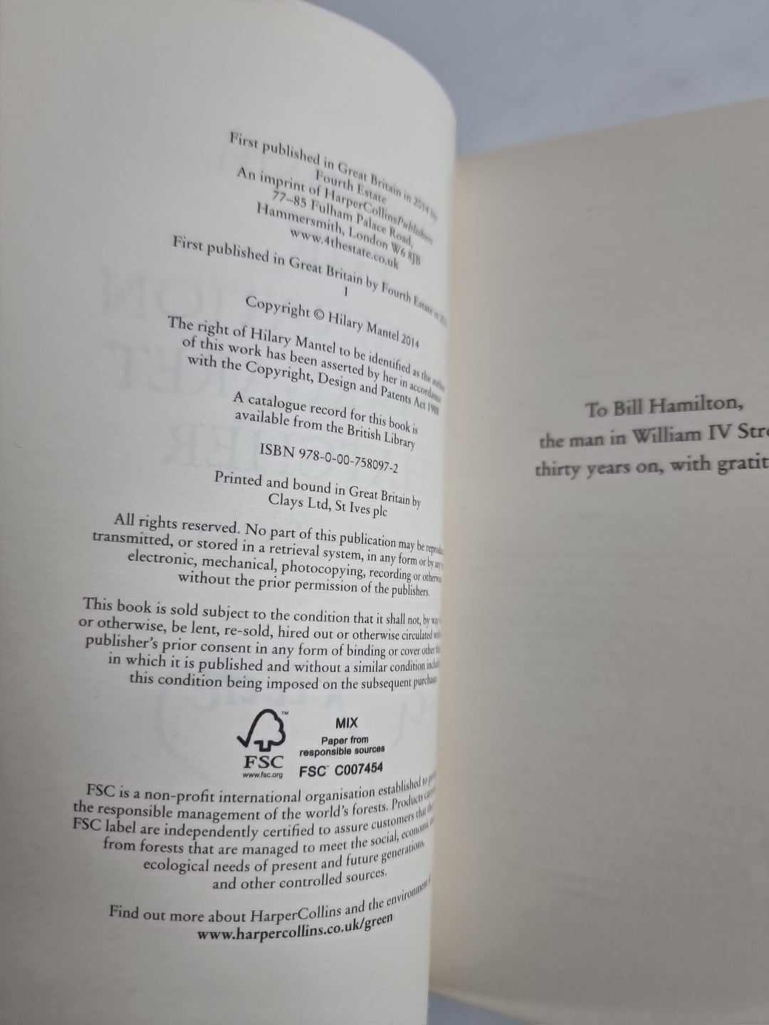 Signed Hilary Mantel: The Assassination of Margaret Thatcher 1st Edition & Print