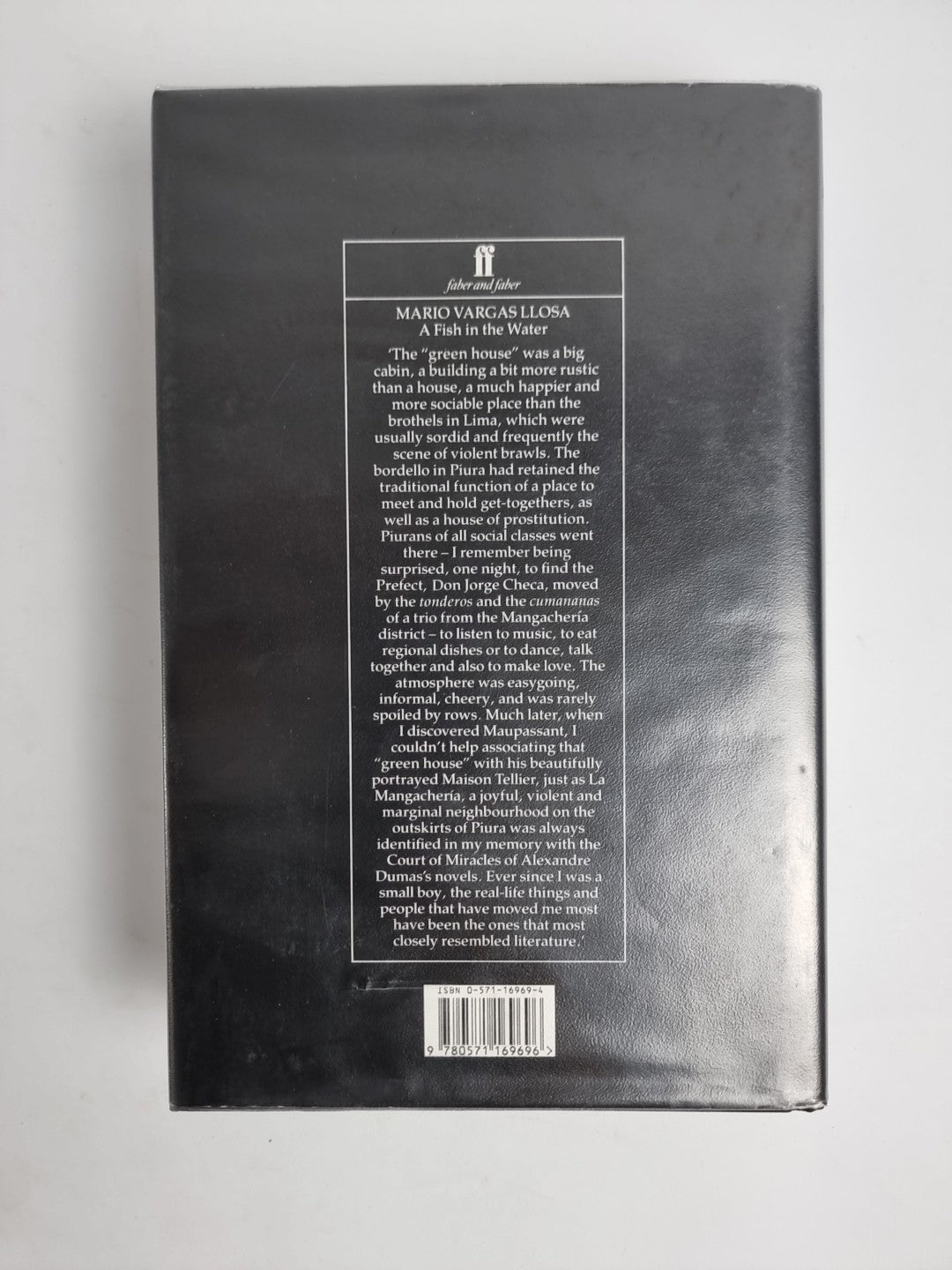 LLOSA, MARIO VARGAS (1936-) A Fish in the Water : 1st Edition Unread As New