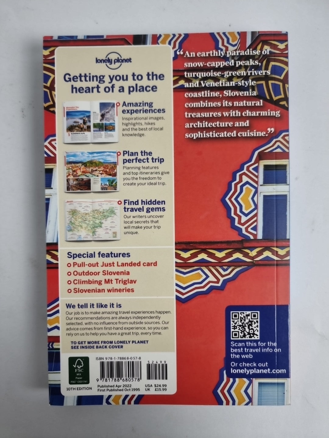 Lonely Planet Slovenia by Anthony Ham, Mark Baker and Jessica Lee (2022) PB