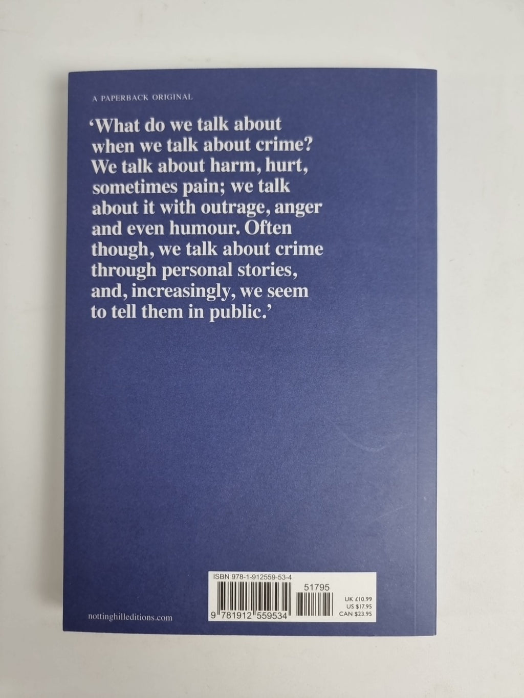 What We Talk About When We Talk About Crime - Jennifer Fleetwood