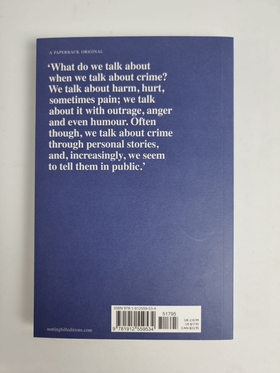 What We Talk About When We Talk About Crime - Jennifer Fleetwood