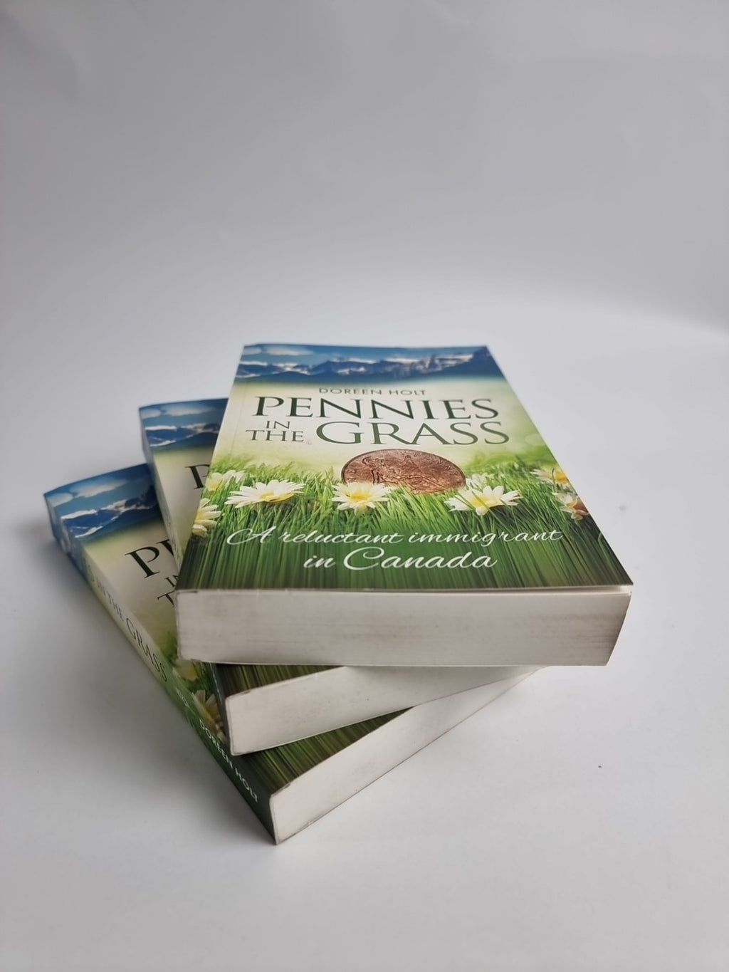 Pennies in the Grass by Doreen Holt Paperback SIGNED 1st Edition NEW