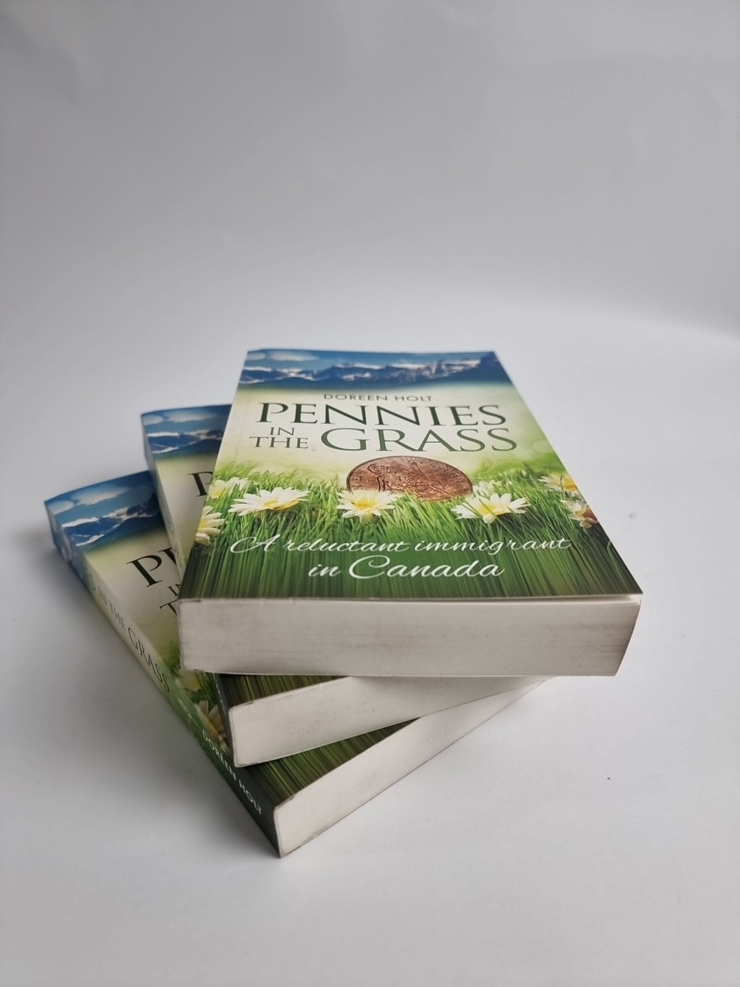 Pennies in the Grass by Doreen Holt Paperback SIGNED 1st Edition NEW