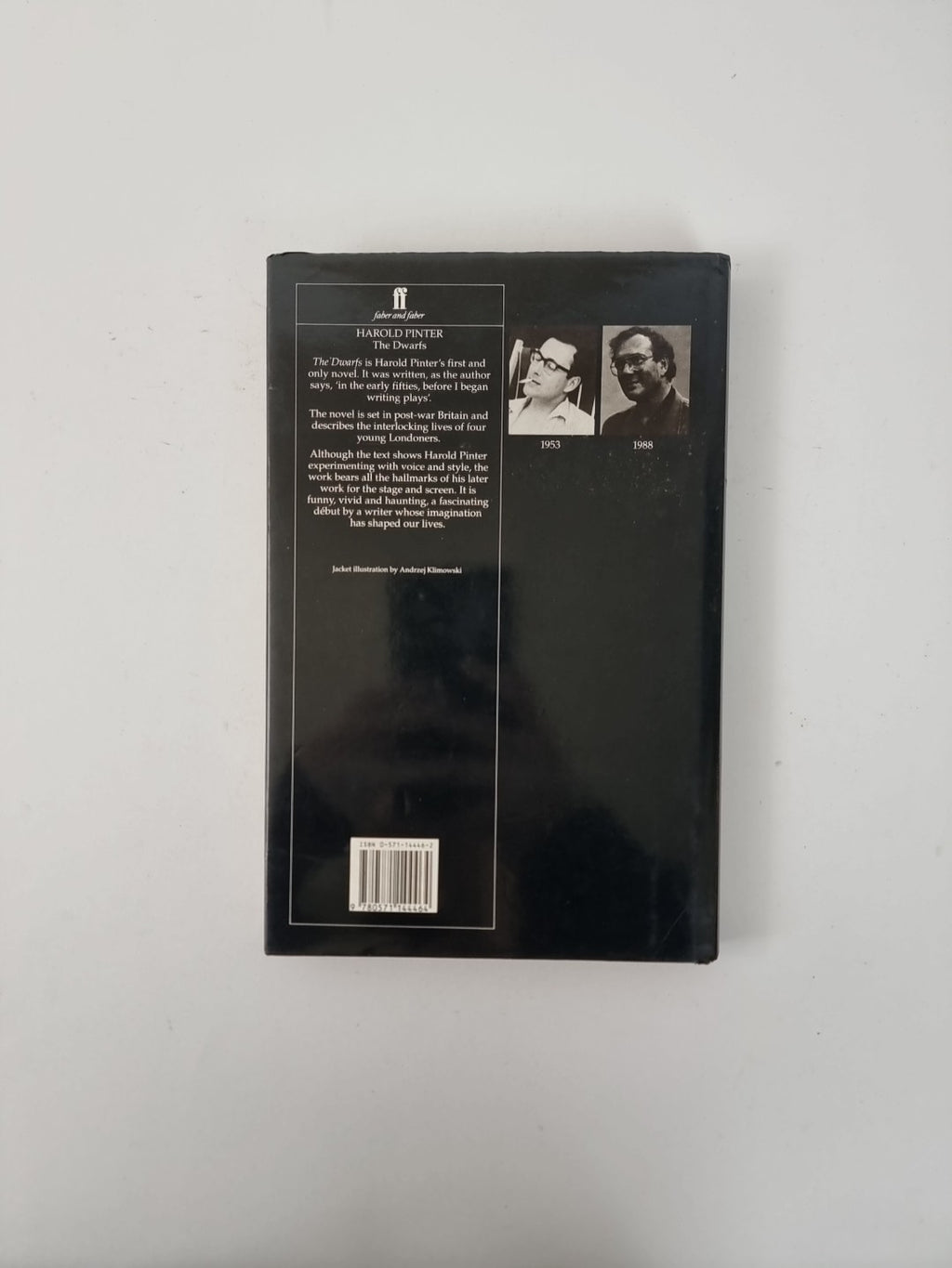 The Dwarfs by Harold Pinter 1990 UK 1st/1st HB Faber & Faber