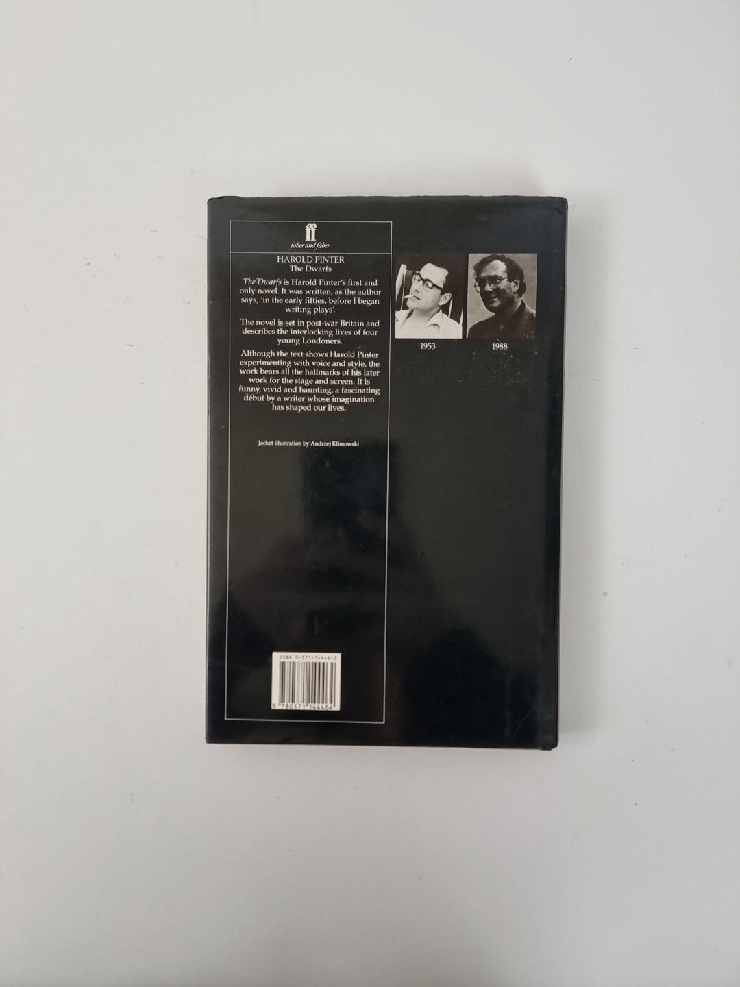 The Dwarfs by Harold Pinter 1990 UK 1st/1st HB Faber & Faber