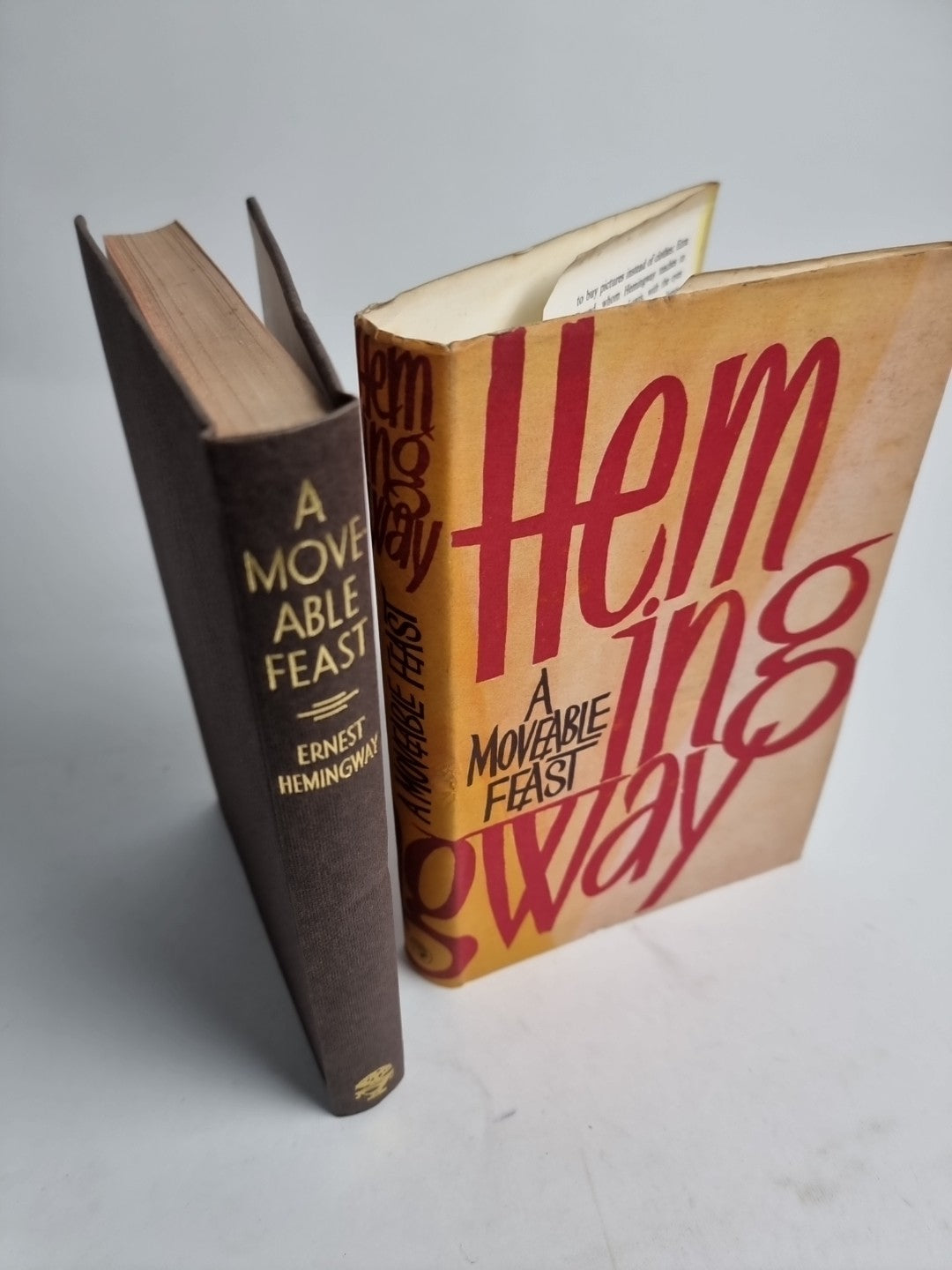 A Moveable Feast by Ernest Hemingway First UK Edition 1964