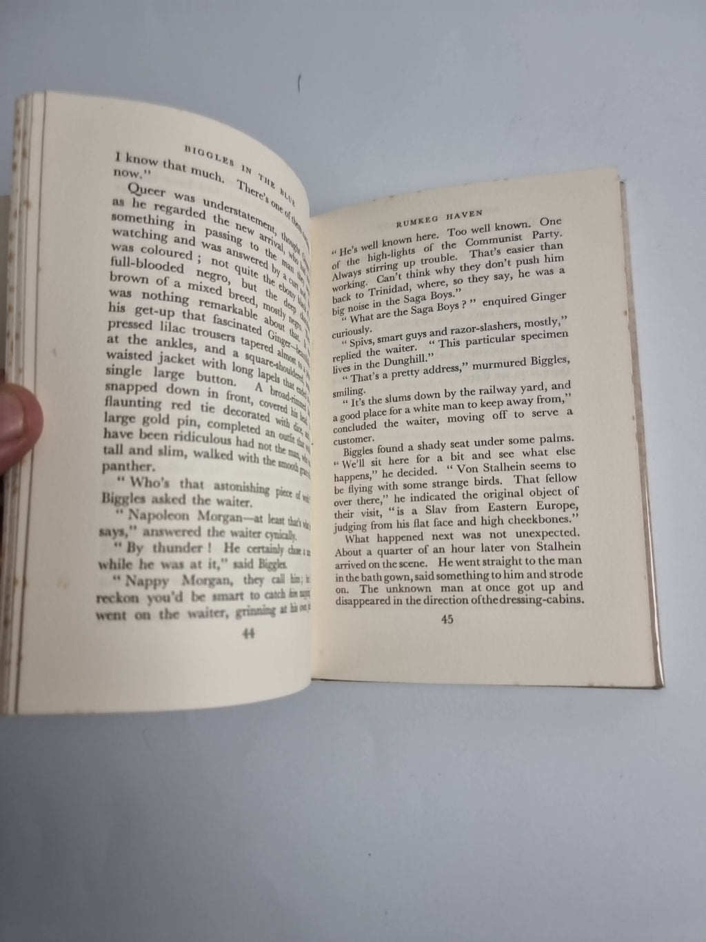 Biggles In The Blue, Captain W.E. Johns — First Edition, Second Impression