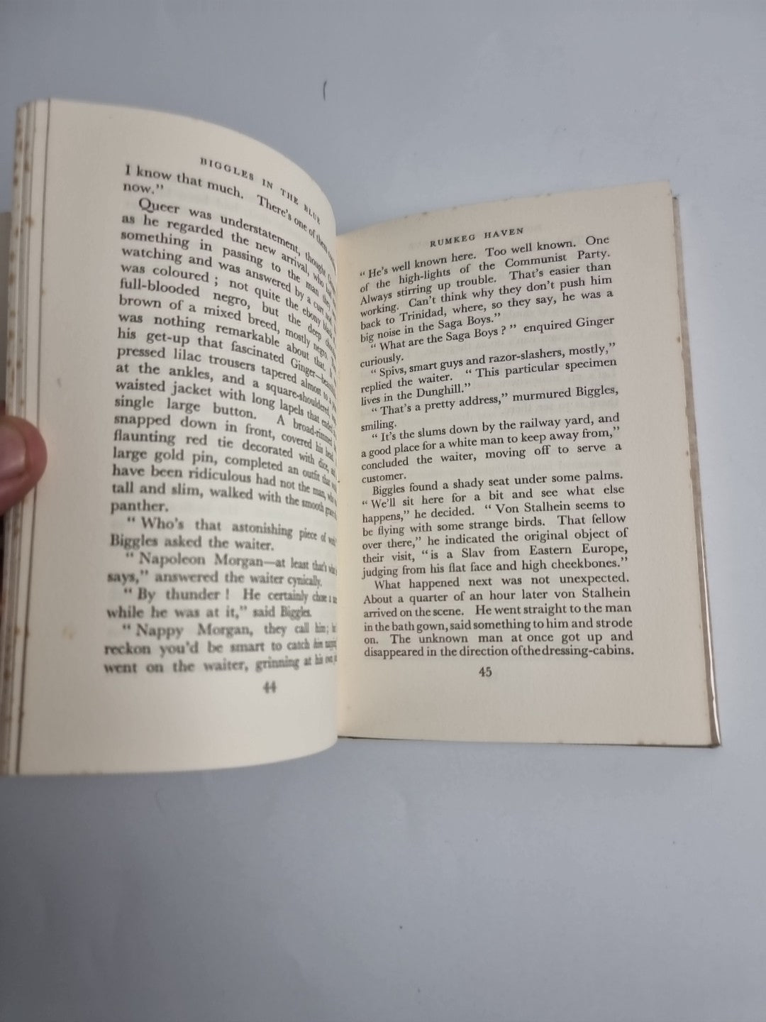 Biggles In The Blue, Captain W.E. Johns — First Edition, Second Impression