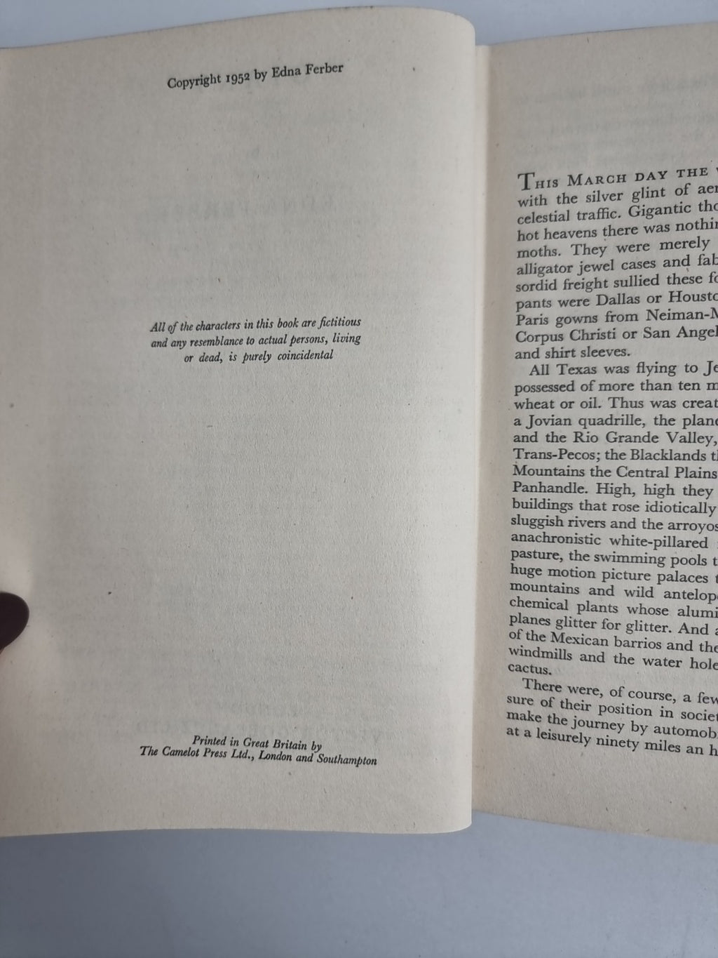 Giant, Edna Ferber — First UK Edition