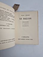 Le balcon by Jean Genet 1st Special Edition 1956 Number 524 /3233