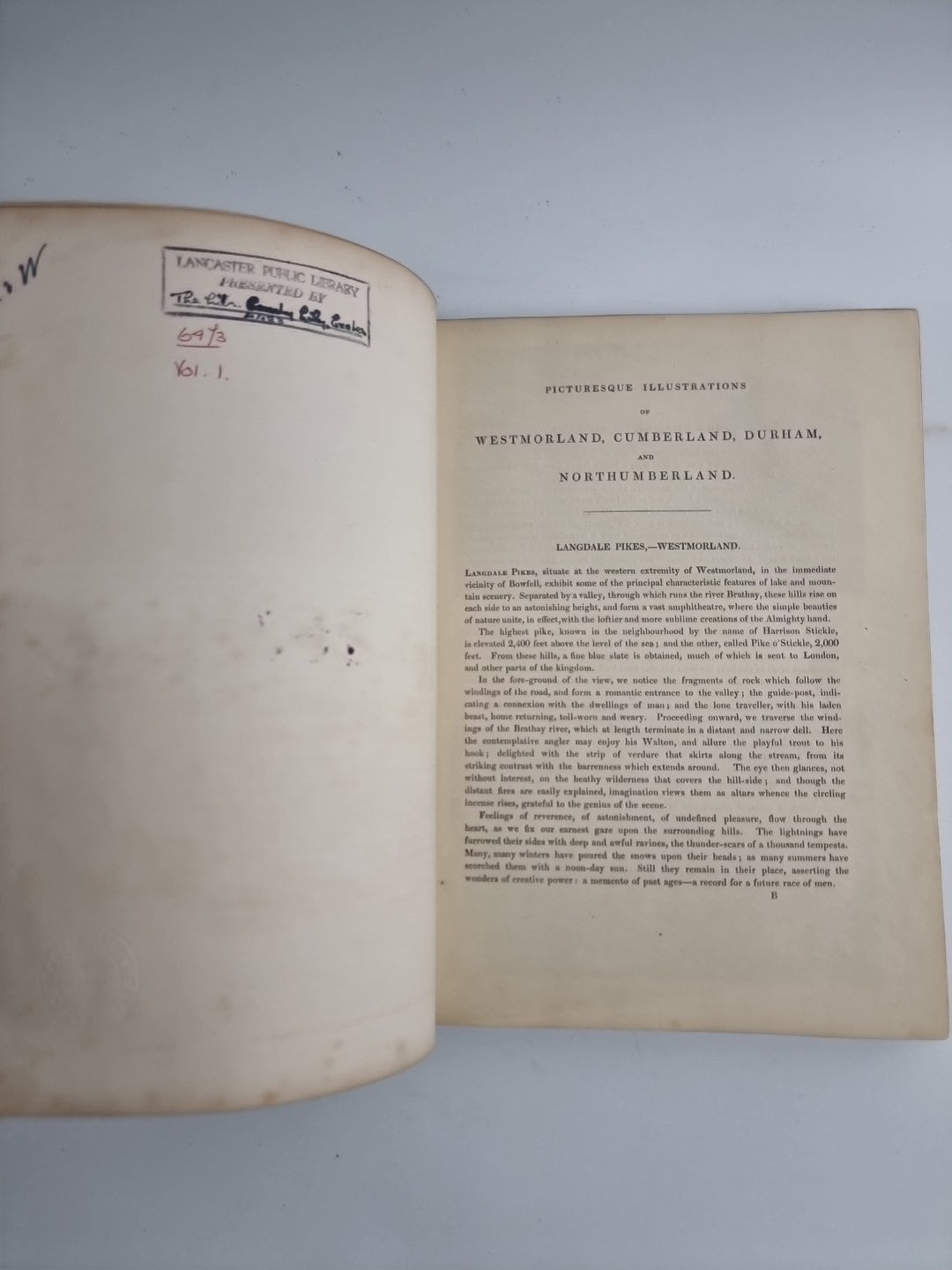 1832 WESTMORLAND CUMBERLAND DURHAM NORTHUMBERLAND ROSE 160 PLATES BY ALLOM 