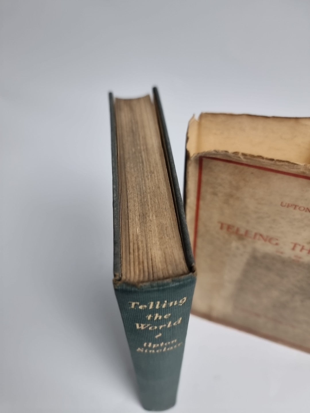 Telling the World By Upton Sinclair 1939 1st Edition Very Rare Book